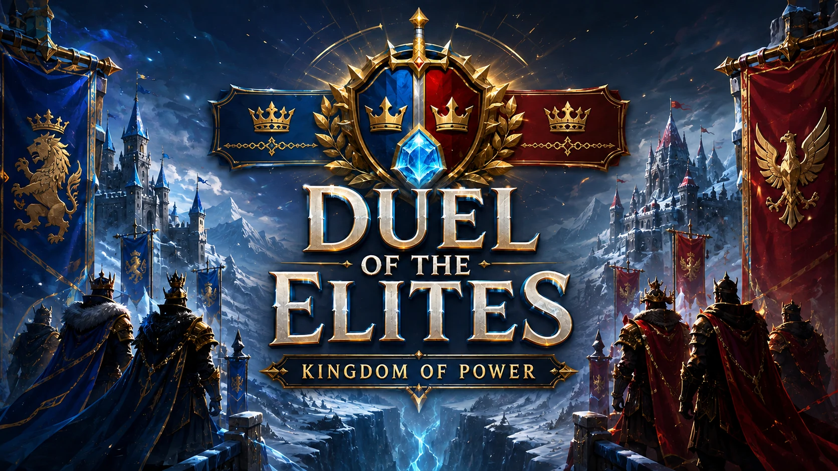 Duel of the Elites Kingdom of Power guide with blue and red rival kingdoms