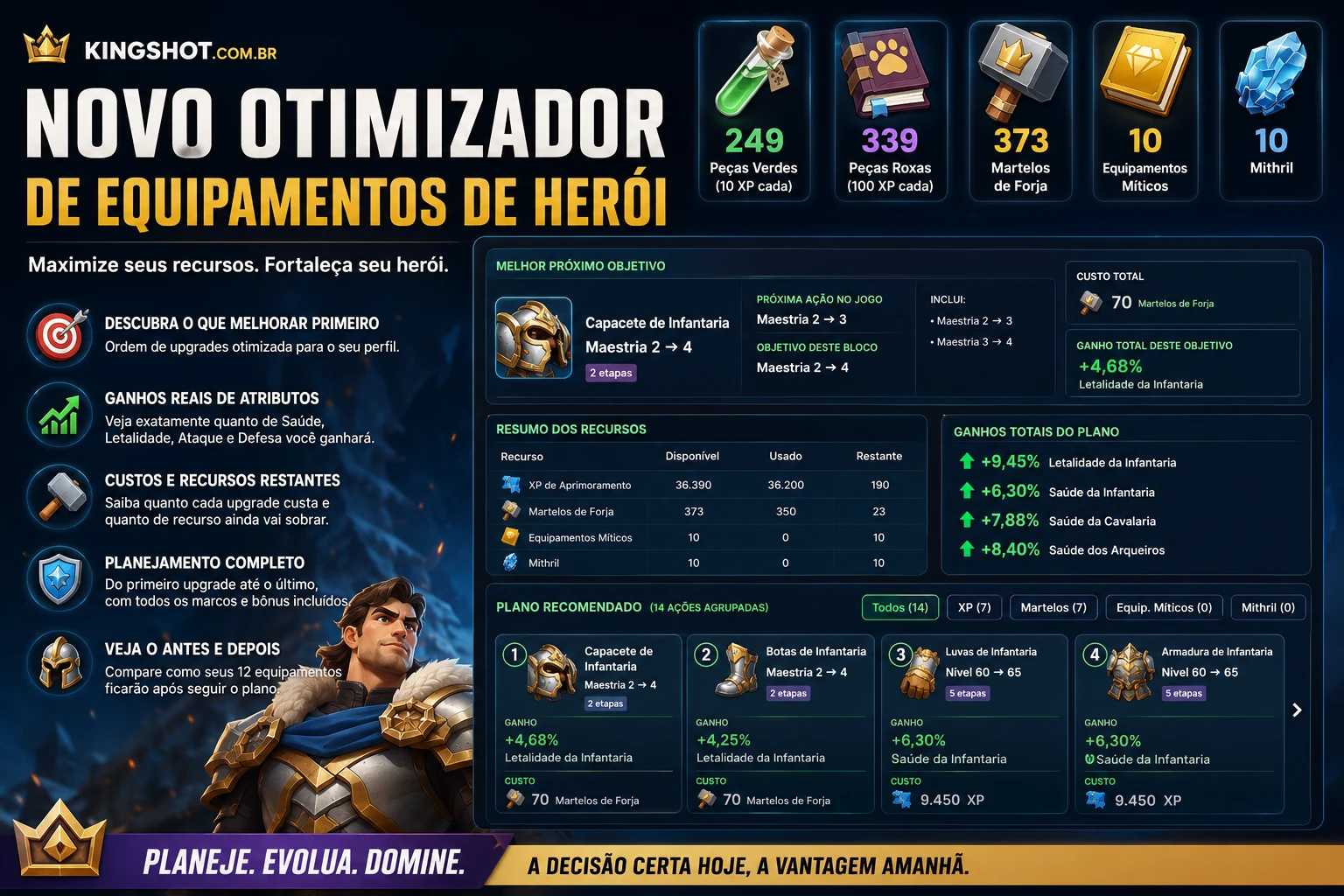 🚀 NEW: Hero Gear Optimizer