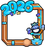 Sparkling 2026 Avatar Frame